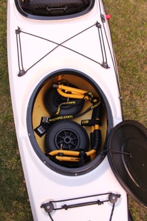 Suspenz Stowable Kayak Airless Cart 2
