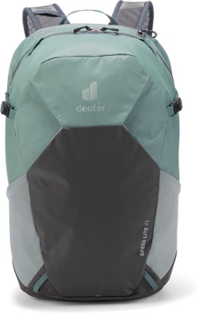 Deuter Speed Lite 21 Pack Back view (Shale/Graphite)
