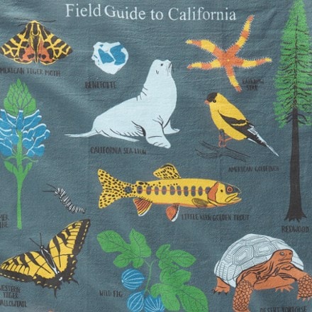Claudia Pearson Field Guide to California Tea Towel 2