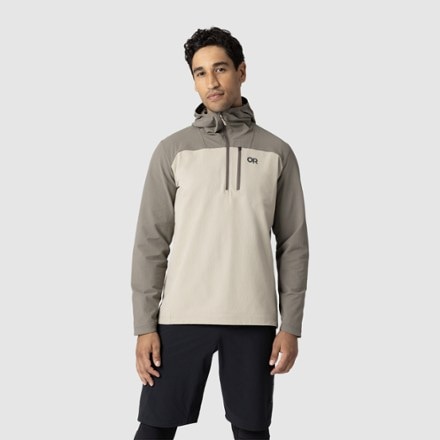 Outdoor Research Freewheel Half-Zip Bike Hoodie - Men's 1