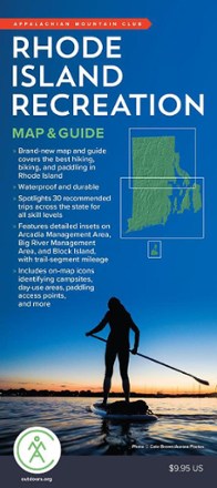 AMC Rhode Island Recreation Map & Guide 0