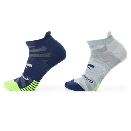 Brooks Ghost Midweight Socks - 2 Pairs Gray L