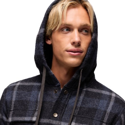 prAna Asgard Hooded Flannel Shirt Jacket - Men's 4
