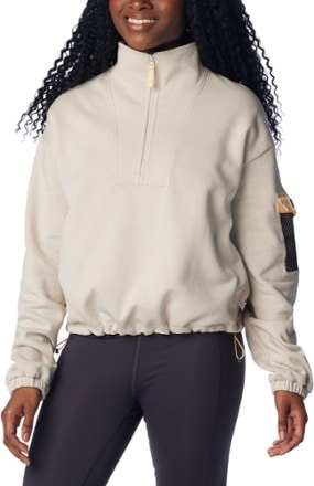 Columbia Painted Peak Cropped Fleece Pullover - Women's 0