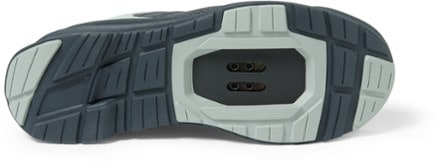 Shimano EX300W Cycling Shoes - Women's Sole view (Grey/Mint)
