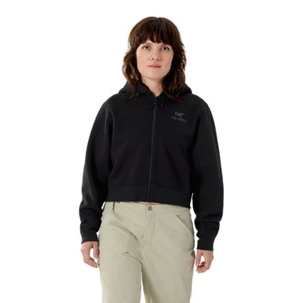 Arc'teryx Emblem Fleece Full-Zip Crop Hoody - Women's 1