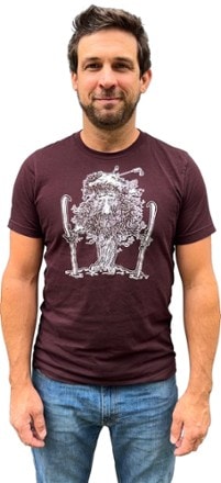 Slow Loris Ski Tree Dude T-Shirt 1