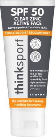 Thinksport Clear Zinc Active Face SPF 50 Sunscreen 0