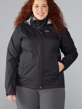 REI Co-op Women's Rainier Rain Jacket Plus Sizes