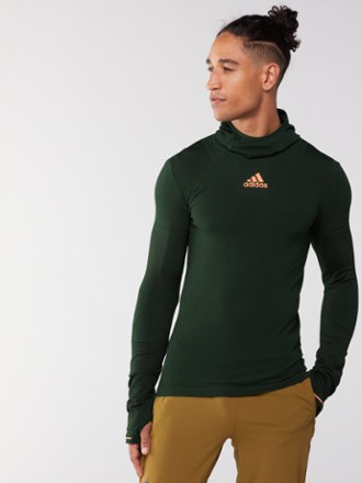 Adidas men's speedx quarter zip long sleeve shirt hot sale