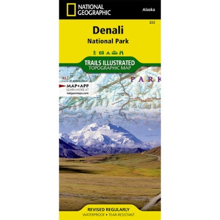 National Geographic Denali National Park and Preserve Trail Map 0