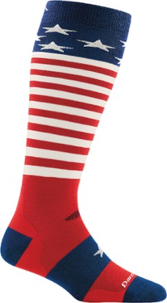 Darn Tough Captain Stripes Jr. Over-the-Calf Lightweight Ski and Snowboard Socks - Kids' 0