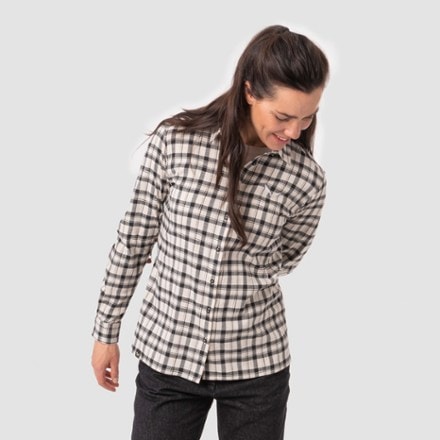 Salewa Fanes Flannel 5 PL Long-Sleeve Shirt - Women's 1