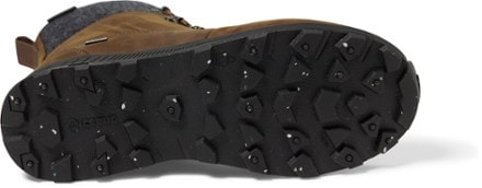 ICEBUG Adak Wool BUGrip Boots - Men's Sole view (Coffee/Grey)