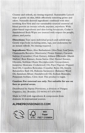 Alpine Provisions Body Wipes 3