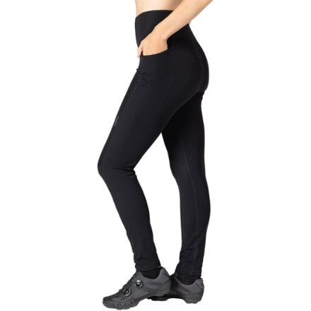 Terry Thermal Hi-Rise Cycling Tights - Women's 2