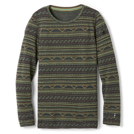 Smartwool Classic Thermal Merino Crew Base Layer Top Green 
