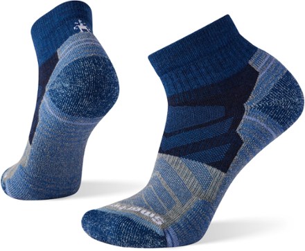 Smartwool Hike Light Cushion Color-Block Pattern Ankle Socks - Women's 0