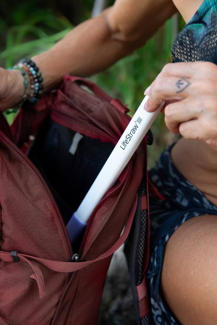 Location Image for Sip Reusable Stainless-Steel Water Filter Straw - Package of 3