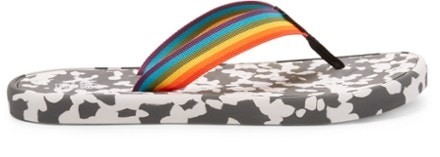 Recycled Wide-Strap Flip-Flops - Pride Edition