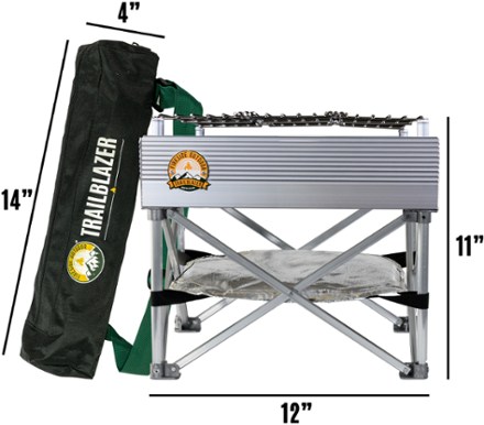 FIRESIDE OUTDOOR Trailblazer Fire Pit and Grill 1