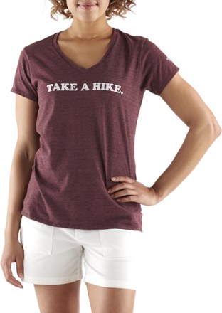 north face take a hike shirt