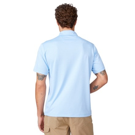 Free Country Tech Jacquard Short-Sleeve Polo Shirt - Men's 1