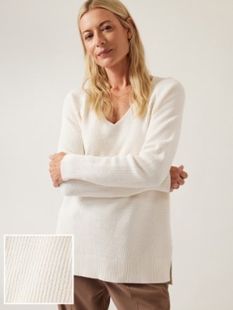 Athleta Hanover Refined V-Neck Sweater - Women's 0