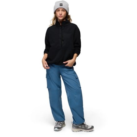 prAna Stretch Zion Fleece Half-Snap - Women's 8