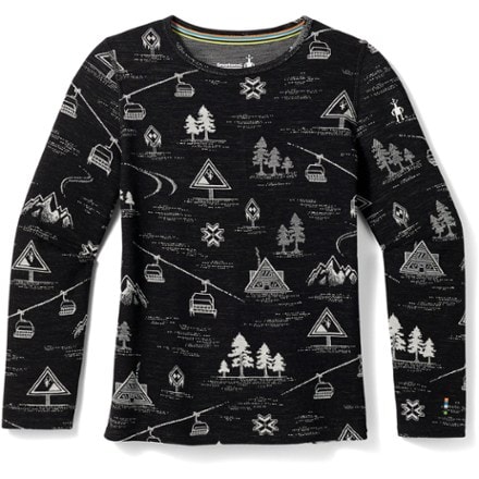 Smartwool Classic Thermal Merino Crew Base Layer Top - Kids' 0