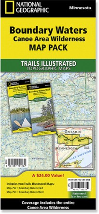 Trails Illustrated Boundary Waters Canoe Area Wilderness Topographic Map Pack