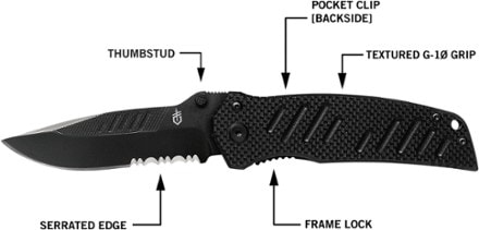 Gerber Swagger Drop Point Knife 3