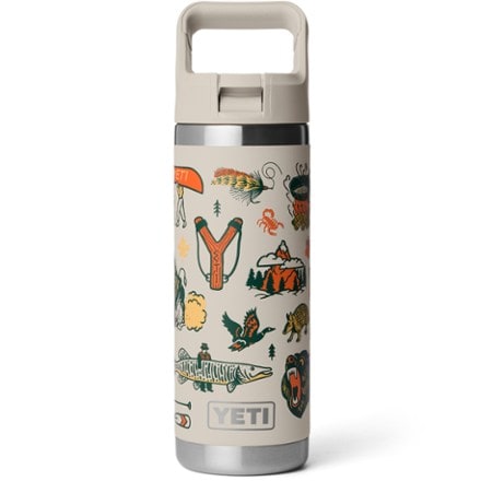 YETI Rambler Vacuum Water Bottle with Straw Cap - 18 fl. oz. 0