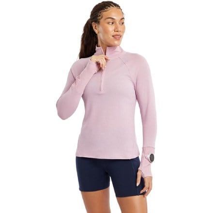 Oiselle Flyout Wool Half-Zip - Women's 3