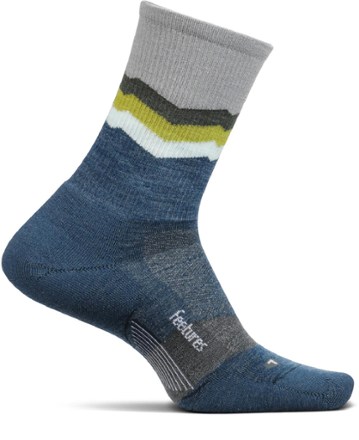 Feetures Merino 10 Max Cush Mini Crew Socks 0