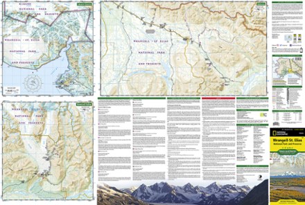 National Geographic Wrangell-St. Elias National Park & Preserve Topographic Map 1