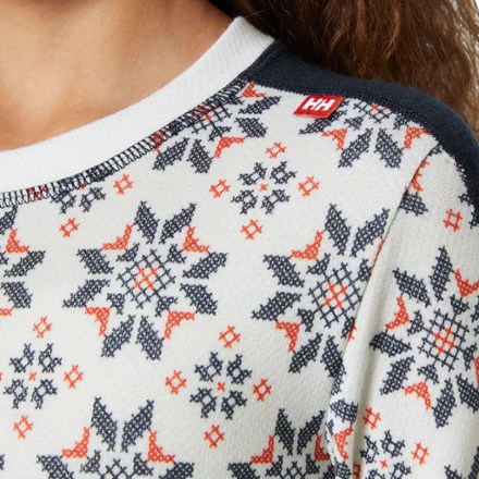 Helly Hansen Graphic Lifa Merino Base Layer Set - Kids' 7