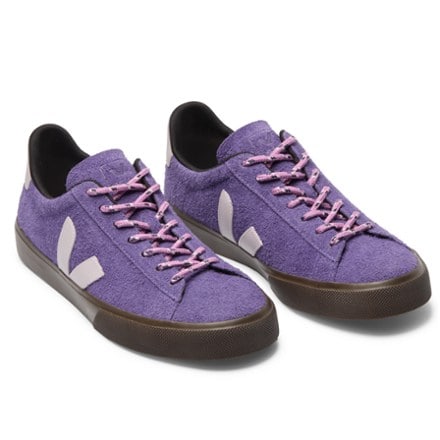 VEJA Campo Textured Suede Sneakers - Women's 1