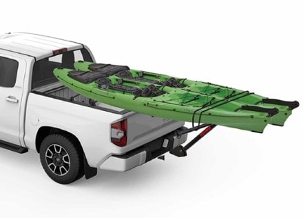 Yakima LongArm Truck Bed Extender Rack Detail view (Black)