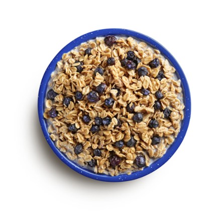 Granola with Milk & Blueberries - 2 Servings
