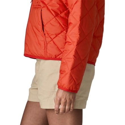 Patagonia Diamond Quilted Insulated Bomber Hoody - Women's 8
