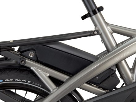 Tern Vektron S10 Folding Electric Bike Charging port (Gloss Silver)