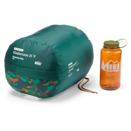 REI Co-op Kindercone 25 Sleeping Bag - Kids' Stuff sack (32oz bottle not included)