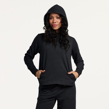 Free Fly Lightweight Fleece Cropped Hoodie - Women's 0