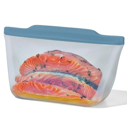 OXO Outdoor Silicone Reusable Stand-Up Bag - Half-Gallon - 64 oz. 1