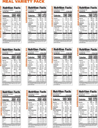 PROBAR Variety Meal Bars - Package of 12 1
