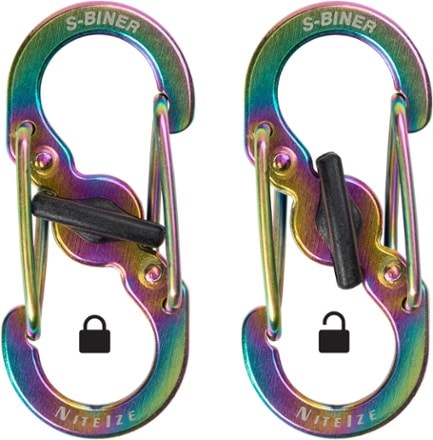 Nite ize S Biner Key Ring With 6 Carabiners Multicolor