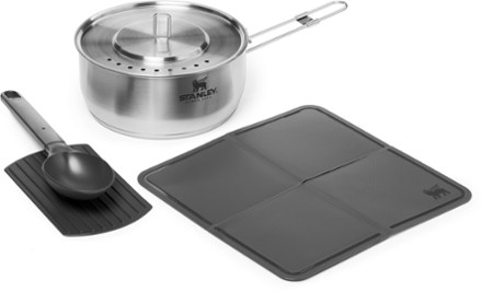 STANLEY Adventure Series Professional Camping Stainless Steel Cookware Set  of 11 - Shop stanley-tw Pots & Pans - Pinkoi