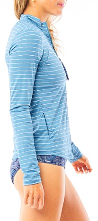 CARVE Damen Lake Sunshirt - Mit Reißverschluss, UPF 50+, Schnell Trocknend, 4-Wege-Stretch