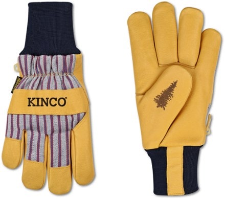 Kinco Lined Premium Grain Pigskin Palm Gloves with Knit Wrists 0